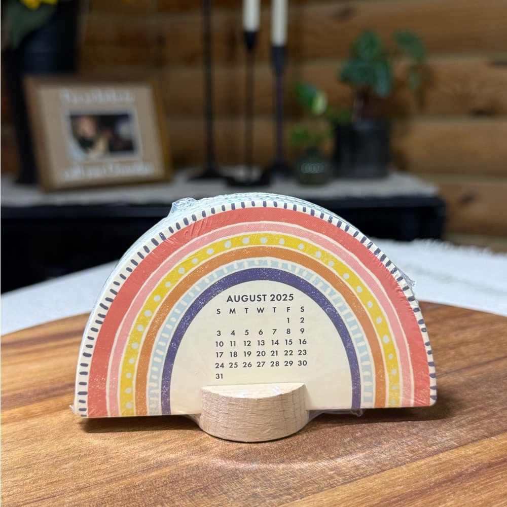 RAINBOW 2026 Desktop Calendar